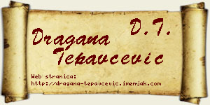 Dragana Tepavčević vizit kartica
